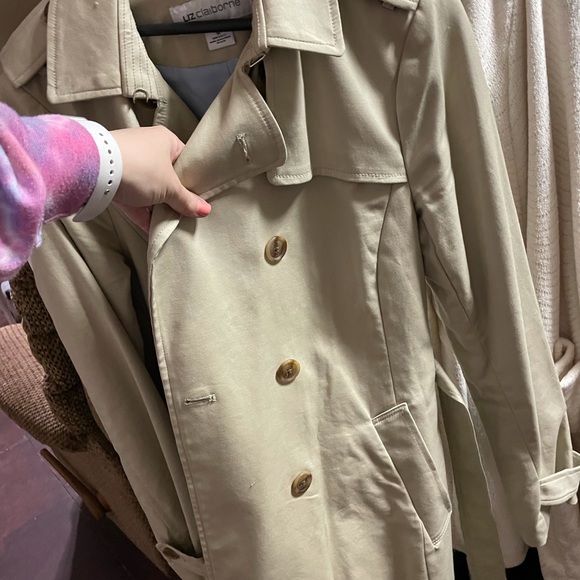 Liz Claiborne Rain Trench Coat - Picture 4 of 14
